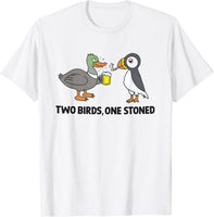 Two Birds One Stoned Graphic Tee