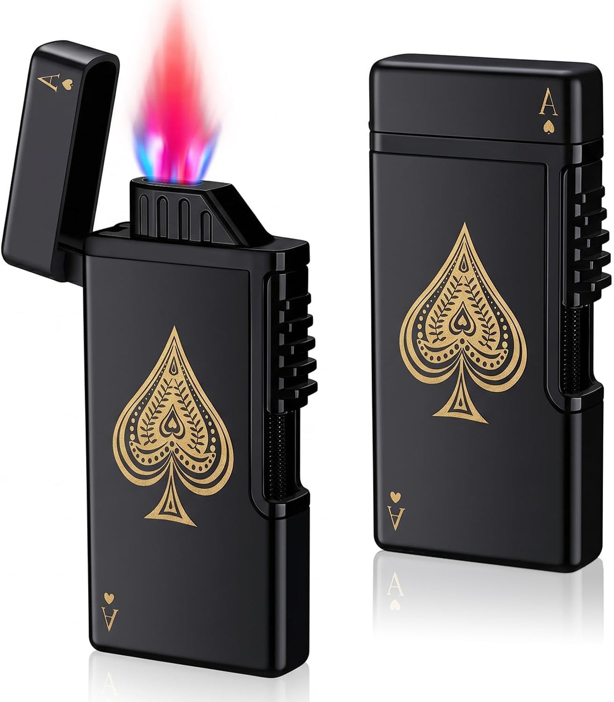 Dual Jet Windproof Torch Lighter Set