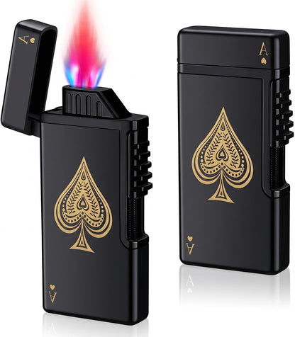 Dual Jet Windproof Torch Lighter Set