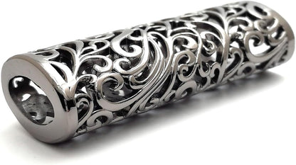Ornate Floral Metal Lighter Sleeve
