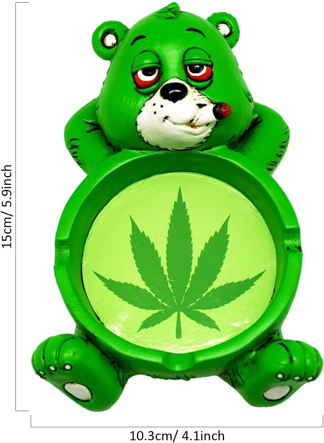 Handcrafted Character Resin Smoking Ashtray