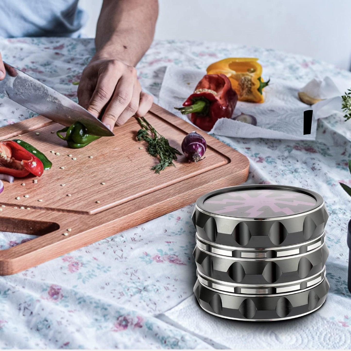 Professional Non-Stick Manual Spice Grinder