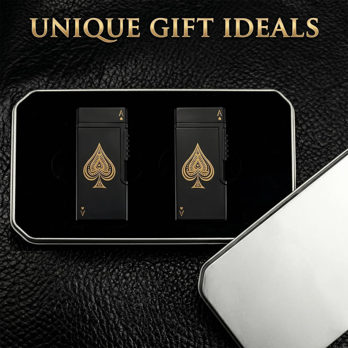 Dual Jet Windproof Torch Lighter Set