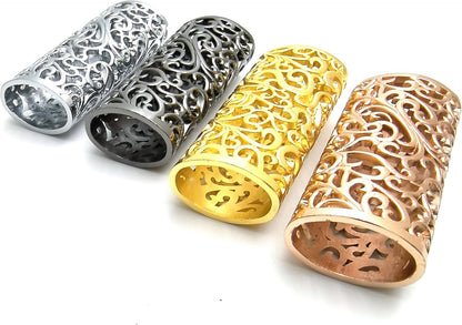 Ornate Floral Metal Lighter Sleeve